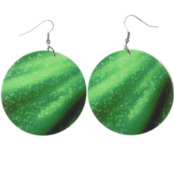 Mi Amore Glitter Dangle-Earrings Green