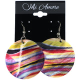 Mi Amore Dangle-Earrings Multicolor/Silver-Tone