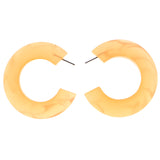 Mi Amore Hoop-Earrings Peach