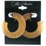 Mi Amore Hoop-Earrings Peach