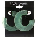 Mi Amore Hoop-Earrings Green