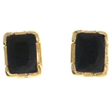 Mi Amore Stud-Earrings Gold-Tone/Black