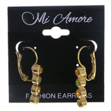 Mi Amore Dangle-Earrings Gold-Tone/Green