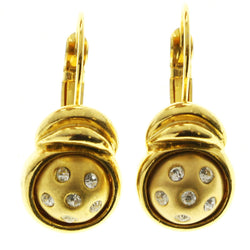 Mi Amore Dangle-Earrings Gold-Tone