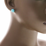 Mi Amore Stud-Earrings Blue