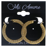 Mi Amore Hoop-Earrings Gold-Tone/Yellow