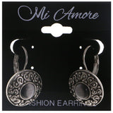 Mi Amore Dangle-Earrings Silver-Tone/Gray