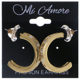 Mi Amore Hoop-Earrings Gold-Tone/Yellow