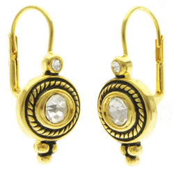 Mi Amore Dangle-Earrings Gold-Tone