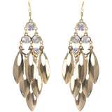 Mi Amore Dangle-Earrings Gold-Tone