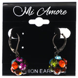 Mi Amore Dangle-Earrings Multicolor/Black