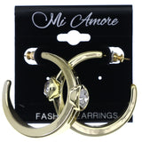 Mi Amore Dangle-Earrings Gold-Tone