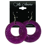 Mi Amore Dangle-Earrings Purple