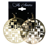 Mi Amore Dangle-Earrings Gold-Tone