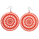 Mi Amore Neon  Dangle-Earrings Orange