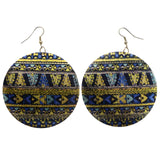 Mi Amore Dangle-Earrings Gold-Tone/Blue