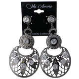 Mi Amore Drop-Dangle-Earrings Silver-Tone