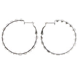 Mi Amore Hoop-Earrings Silver-Tone