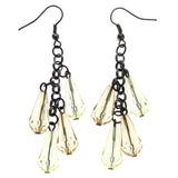 Mi Amore Dangle-Earrings Yellow/Black