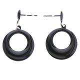 Mi Amore Drop-Dangle-Earrings Black