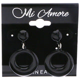 Mi Amore Drop-Dangle-Earrings Black