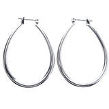 Mi Amore Hoop-Earrings Silver-Tone