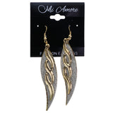 Mi Amore Glitter Dangle-Earrings Gold-Tone/Silver-Tone