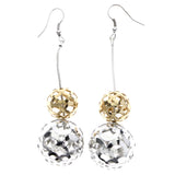 Mi Amore Dangle-Earrings Silver-Tone/Gold-Tone