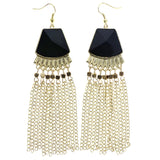 Mi Amore Dangle-Earrings Gold-Tone/Black