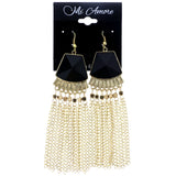 Mi Amore Dangle-Earrings Gold-Tone/Black