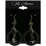 Mi Amore Dangle-Earrings Black