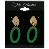 Mi Amore Dangle-Earrings Gold-Tone/Green