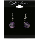 Mi Amore Dangle-Earrings Purple