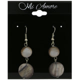 Mi Amore Dangle-Earrings Gray