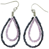 Mi Amore Dangle-Earrings Purple