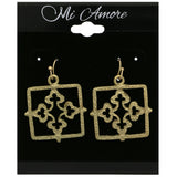 Mi Amore Dangle-Earrings Gold-Tone