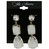 Mi Amore Dangle-Earrings Gold-Tone