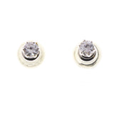 Mi Amore Stud-Earrings Silver-Tone