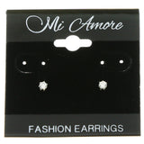 Mi Amore Stud-Earrings Silver-Tone