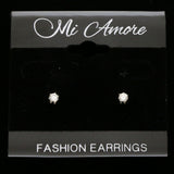 Mi Amore Stud-Earrings Silver-Tone