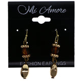 Mi Amore Dangle-Earrings Gold-Tone/Orange