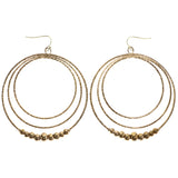 Mi Amore Dangle-Earrings Gold-Tone