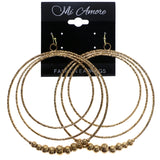 Mi Amore Dangle-Earrings Gold-Tone