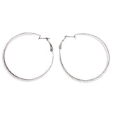 Mi Amore Hoop-Earrings Silver-Tone