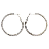 Mi Amore Hoop-Earrings Silver-Tone