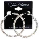 Mi Amore Hoop-Earrings Silver-Tone