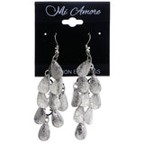 Mi Amore Chandelier-Earrings Silver-Tone