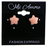 Mi Amore Star Stud-Earrings Pink