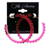 Mi Amore Dangle-Earrings Pink/Red