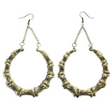 Mi Amore Antiqued Dangle-Earrings Gold-Tone